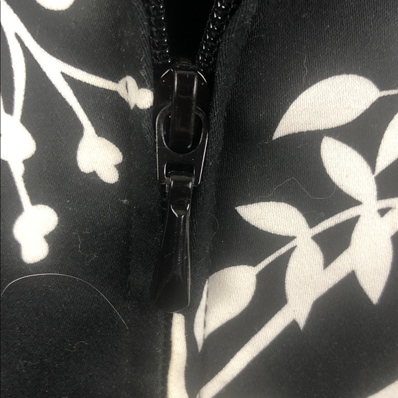 Susan Graver womens 1X Floral Jacket Zip up pockets lined - Picture 3 of 10